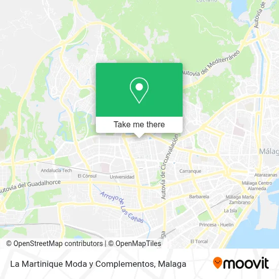 La Martinique Moda y Complementos map
