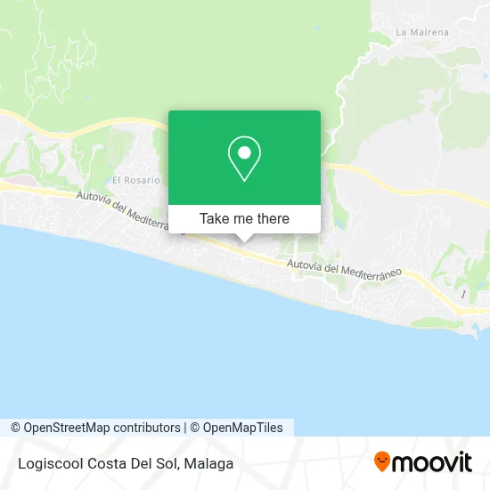 Logiscool Costa Del Sol map