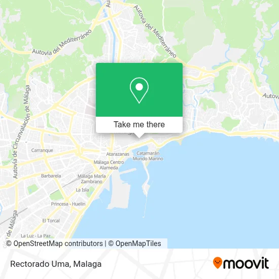 Rectorado Uma map