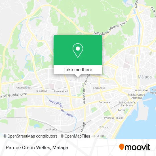 Parque Orson Welles map
