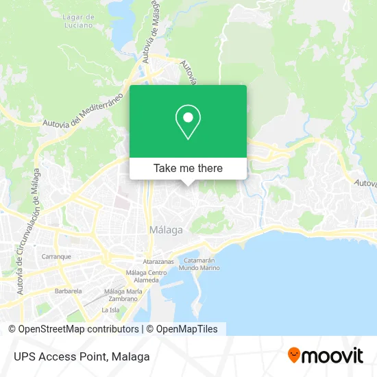 Ups Access Point map