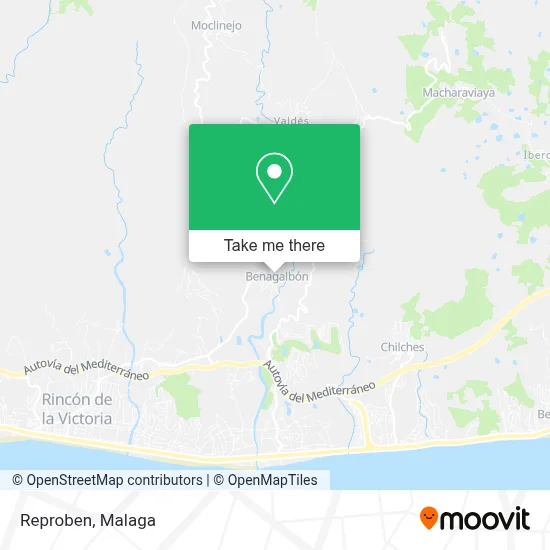Reproben map