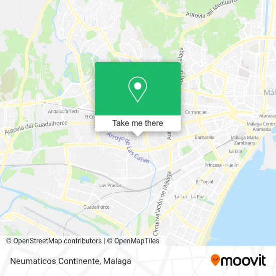 Neumaticos Continente map