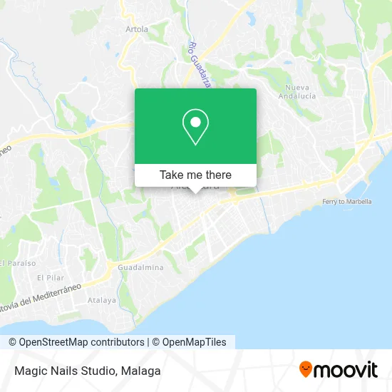 Magic Nails Studio map