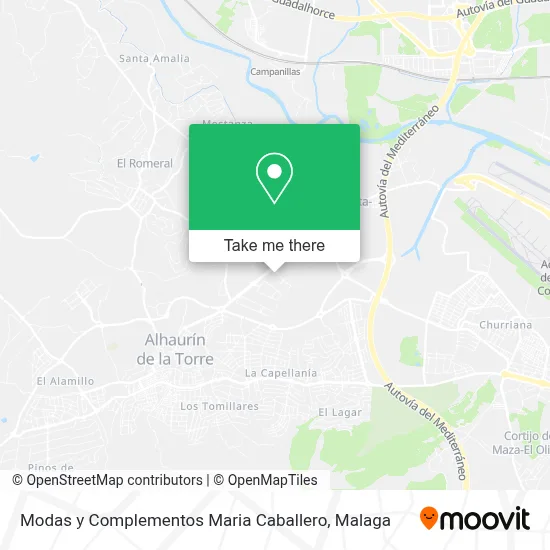 Modas y Complementos Maria Caballero map