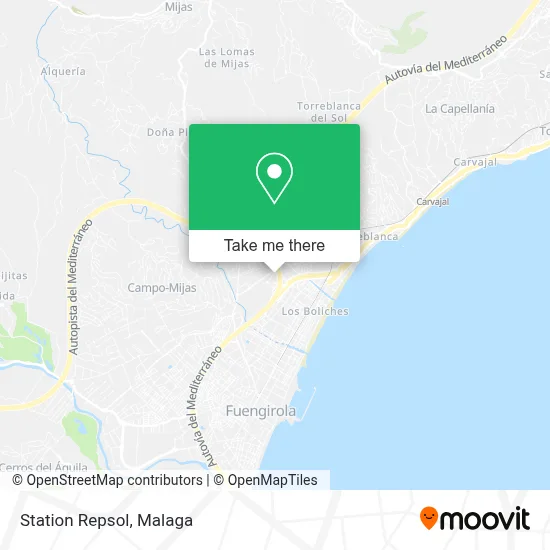 Station Repsol map