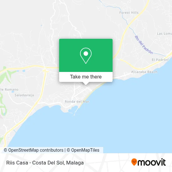 Riis Casa - Costa Del Sol map