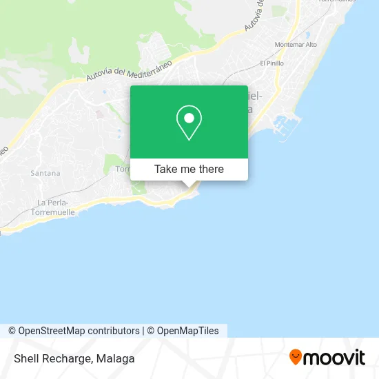 Shell Recharge map