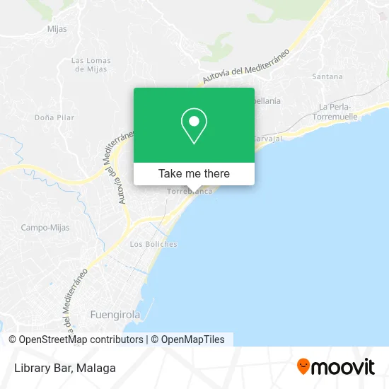 Library Bar map