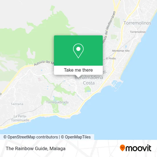 The Rainbow Guide map