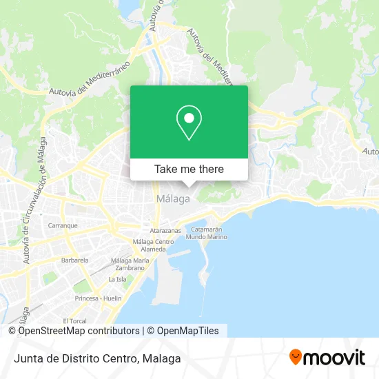 Junta de Distrito Centro map