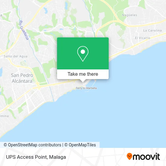 Ups Access Point map