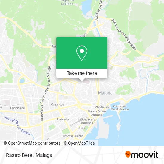 Rastro Betel map