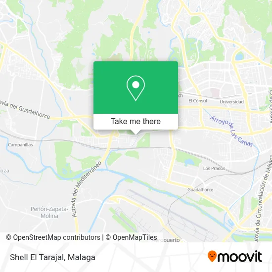 Shell El Tarajal map