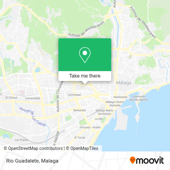 Rio Guadalete map