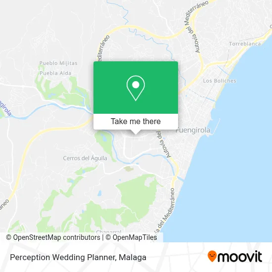 Perception Wedding Planner map