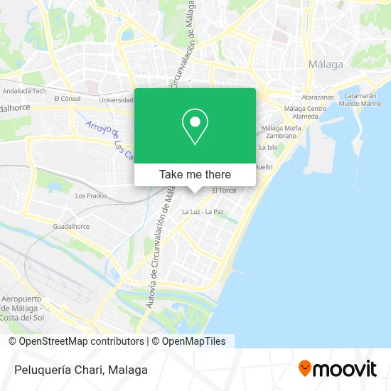Peluquería Chari map