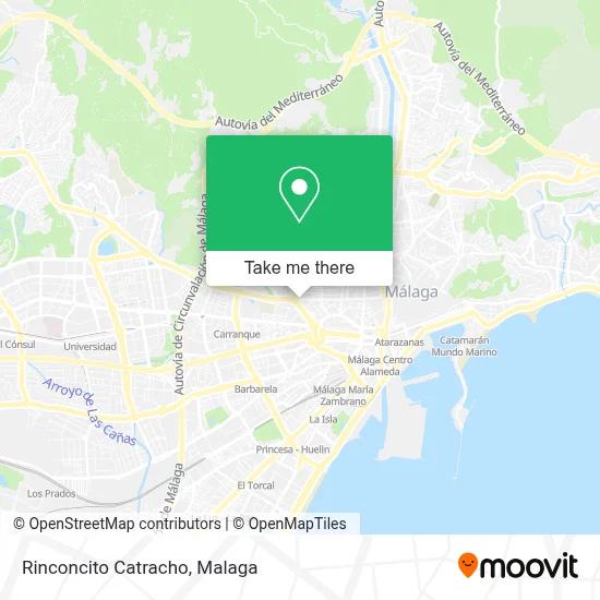 Rinconcito Catracho map