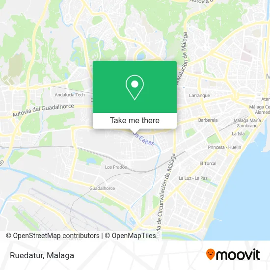 Ruedatur map