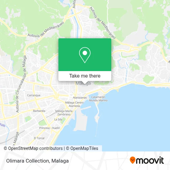 Olimara Collection map