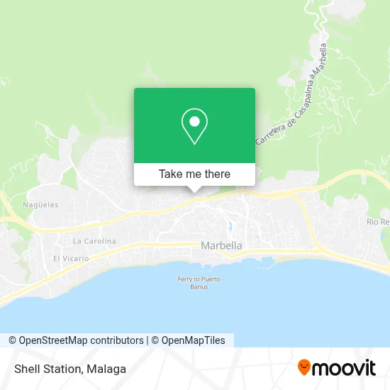 Station Shell map