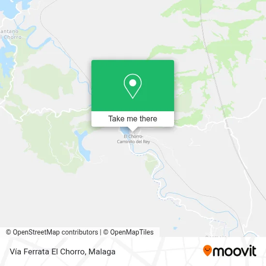 Vía Ferrata El Chorro map