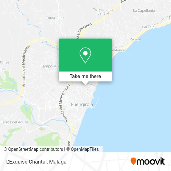 L'Exquise Chantal map