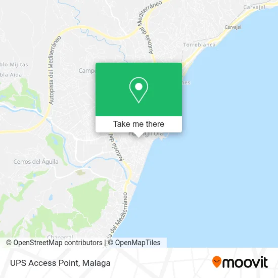 Ups Access Point map