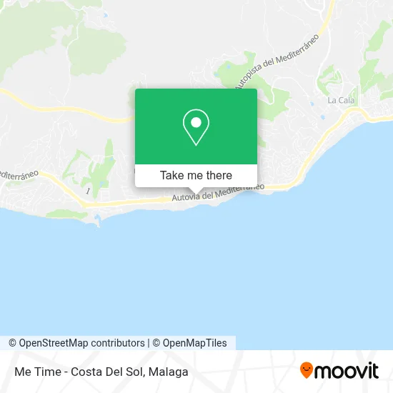 Me Time - Costa Del Sol map