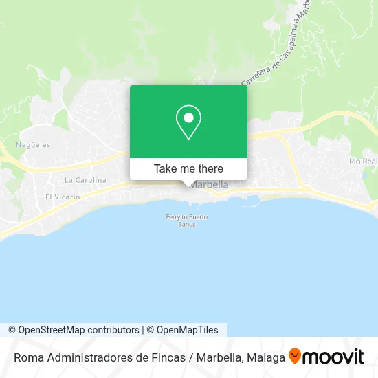 Roma Administradores de Fincas / Marbella map
