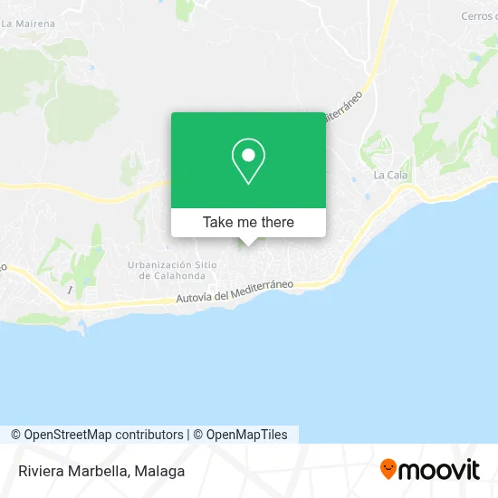 Riviera Marbella map