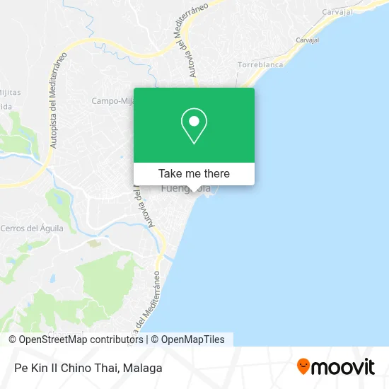 Pe Kin II Chino Thai map