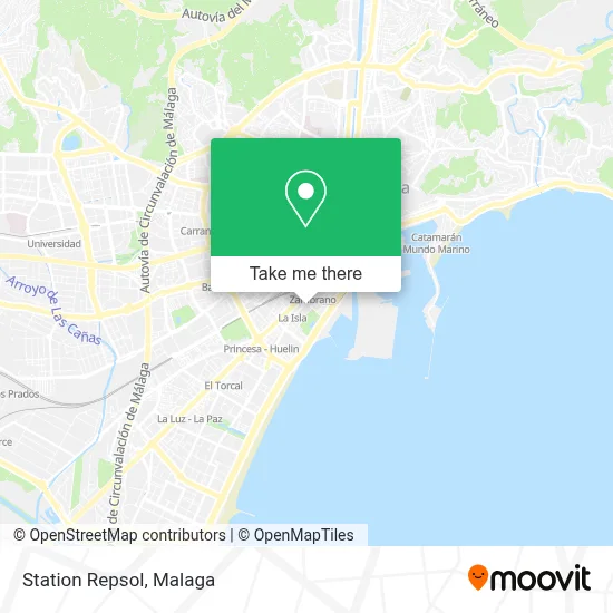 Station Repsol map