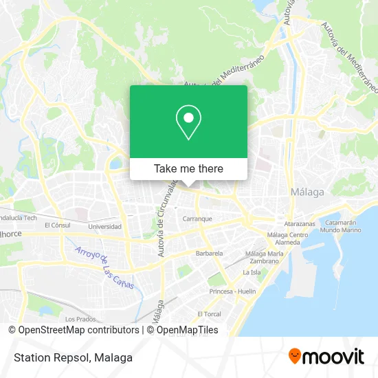 Station Repsol map
