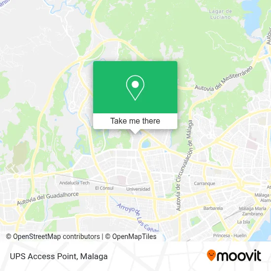 Ups Access Point map