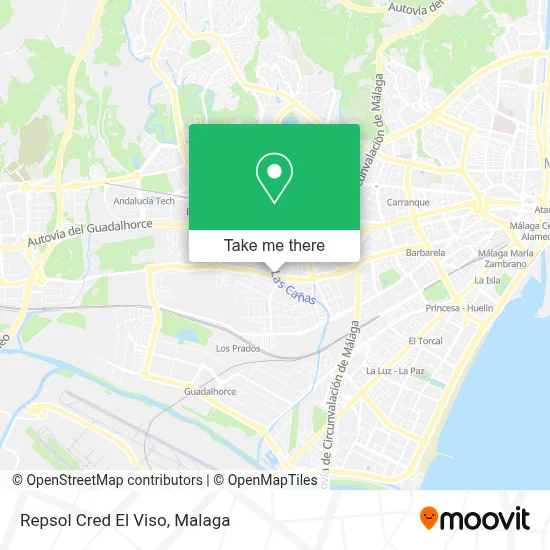 Repsol Cred El Viso map