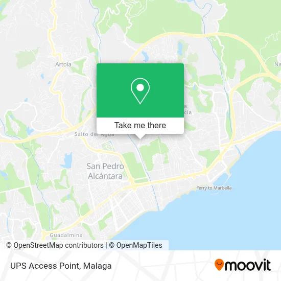 Ups Access Point map