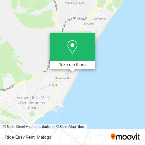 Ride-Easy.Rent map