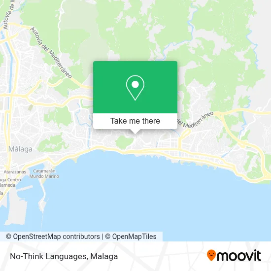 No-Think Languages map