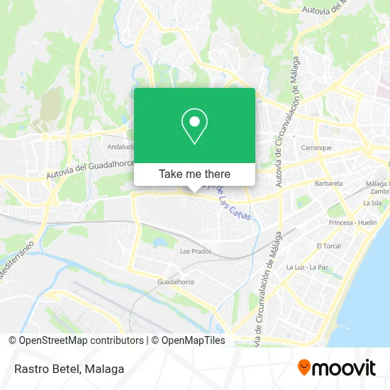 Rastro Betel map