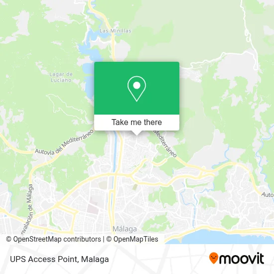 Ups Access Point map