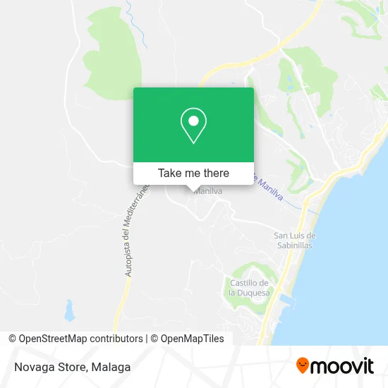 Novaga Store map