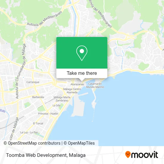 Toomba Web Development map