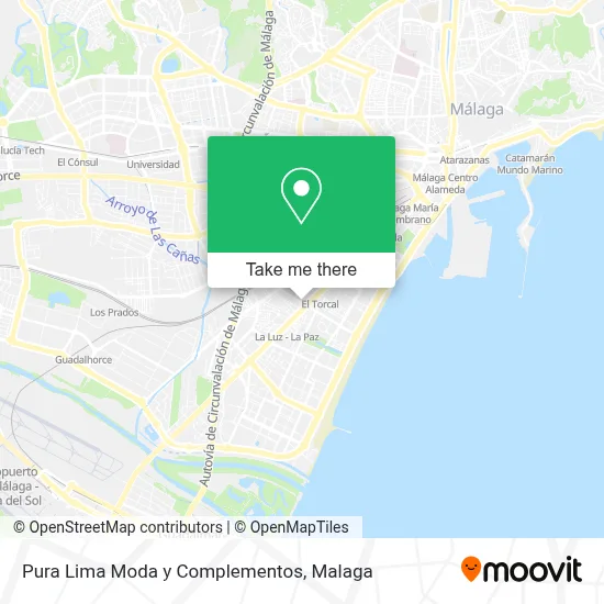 Pura Lima Moda y Complementos map