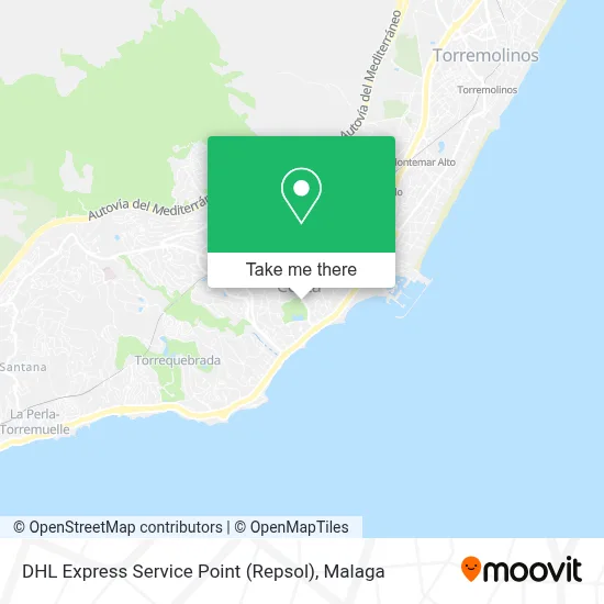 DHL Express Service Point (Repsol) map