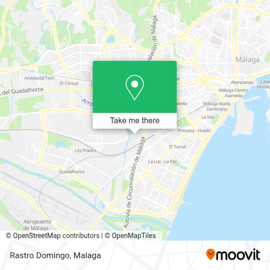 Rastro Domingo map