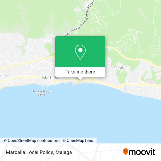 Marbella Local Police map
