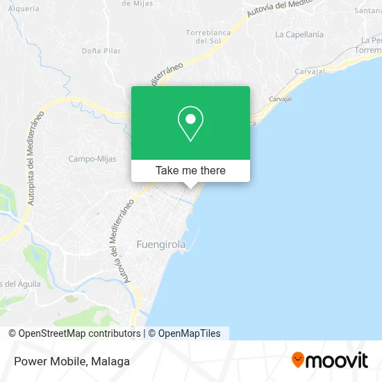 Power Mobile map