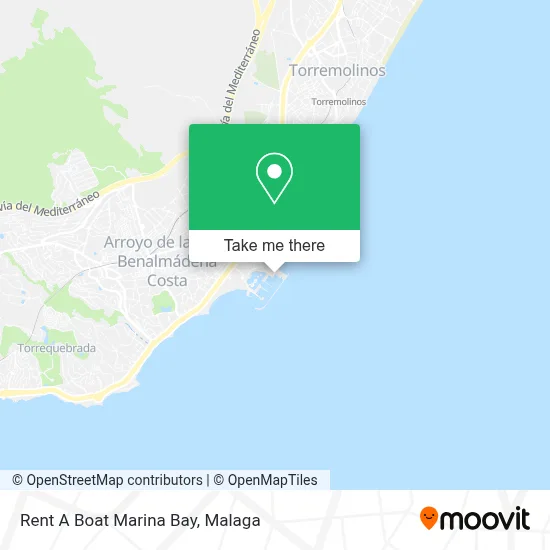 Rent A Boat Marina Bay map