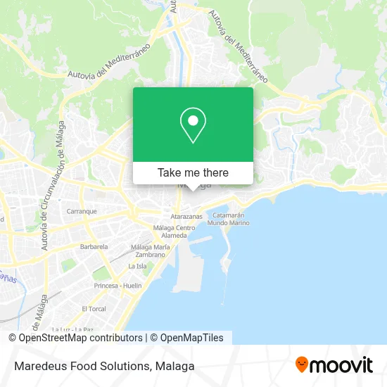 Maredeus Food Solutions map